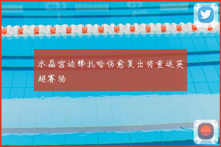 水晶宫边锋扎哈伤愈复出将重返英超赛场